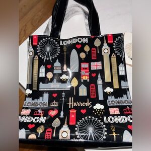 Harrods London glitter bag